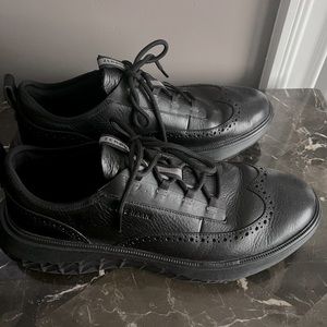 Cole hann. Size 12 wore one time.  Black shoes